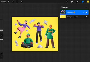 You're done! You'll notice all your layers have been merged. 