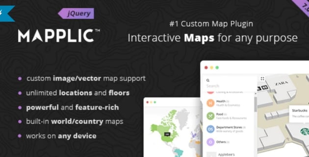 Mapplic - Interactive Map jQuery Plugin