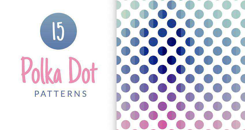 Polka Dot Background free patterns seamless