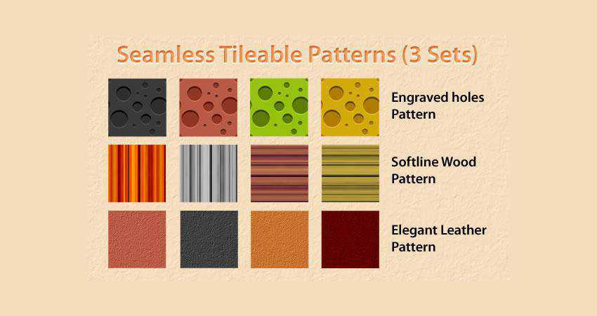 Tileable free patterns seamless