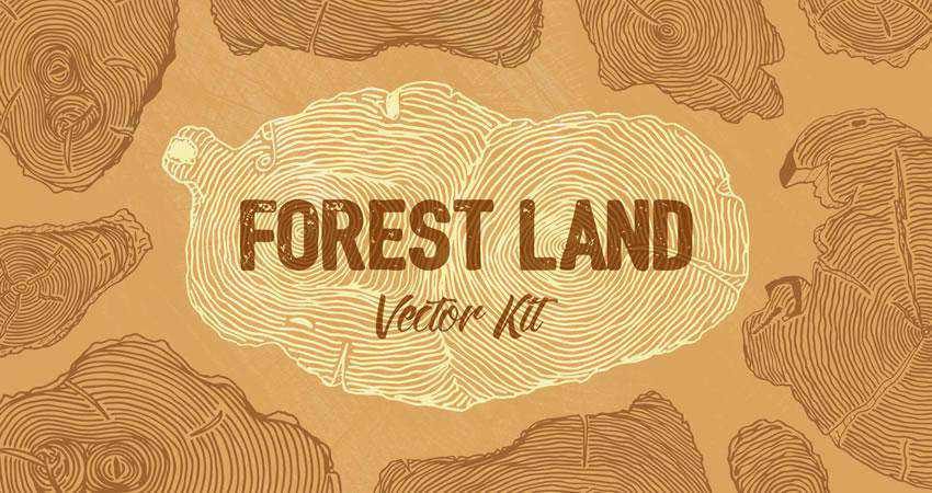 Forest Land Free Wood free patterns seamless
