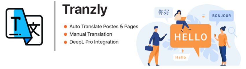 Tranzly: AI DeepL WordPress Translation