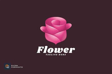 Logo with Rose