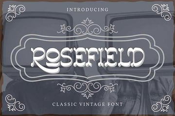 Rosefield Decorative Display Fonts