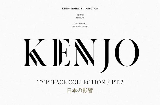 Kenjo Decorative Font