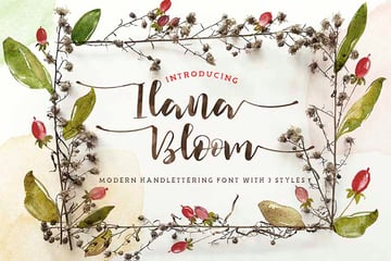 Ilana Bloom Ornate Fonts