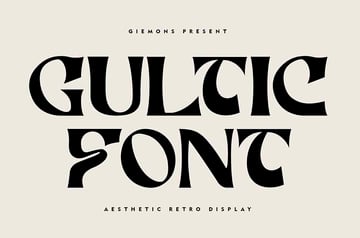 Gultic Decorative Display Fonts