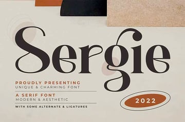 Sergei Decorative Display Fonts