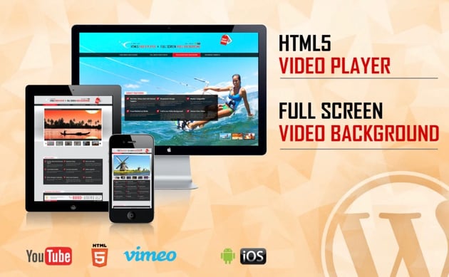 Video Player & FullScreen Video Background