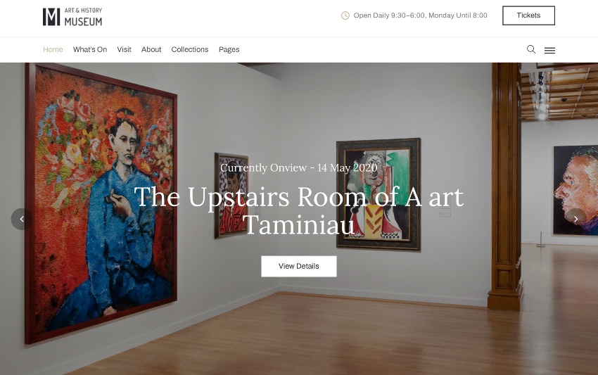 Muzze - Museum Art Gallery HTML Template