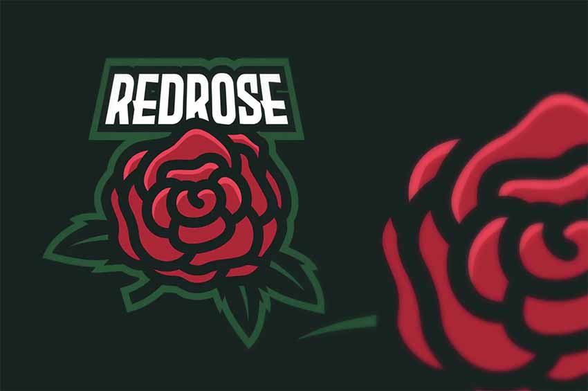 Red Rose Logo Design