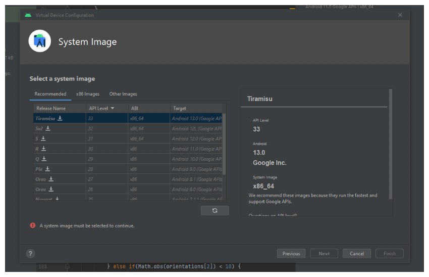 Virtual Device Configuration System Image