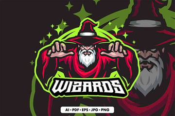 Mascot Wizard Logos