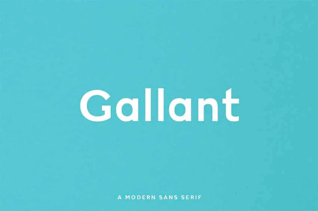 Gallant Typeface