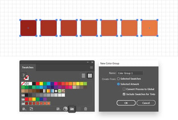 save a new color group