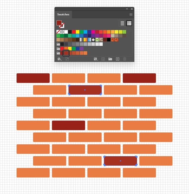 color bricks using color from the color group