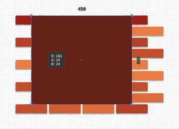 create a rectangle with the rectangle tool