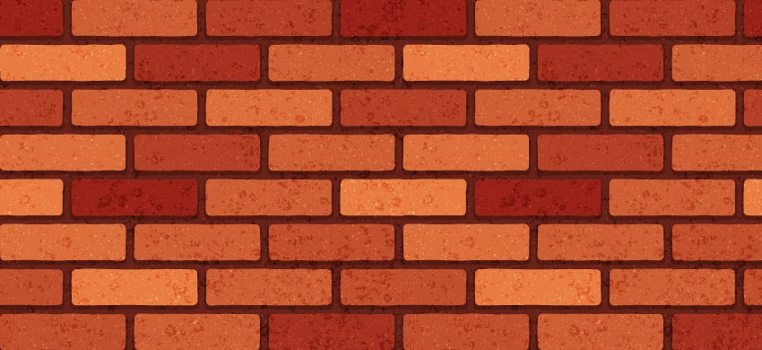 vector brick wall pattern