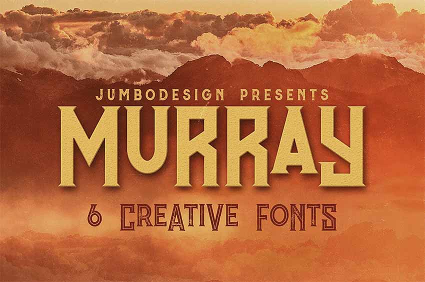 Murray Drop Shadow Font