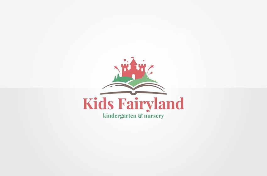 Kids Fairy Logo Design