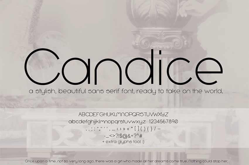 Candice Sans Serif Font