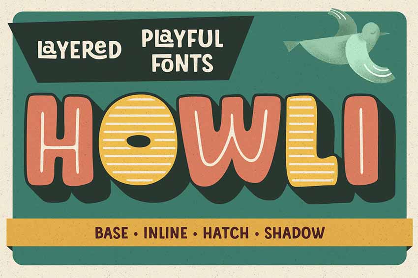 Howli Layered Fonts