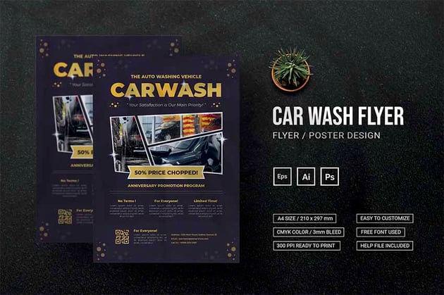 Flyers for Car Wash