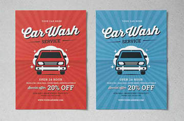 Car Wash Flyers Sample
