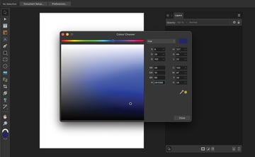 affinity publisher color chooser