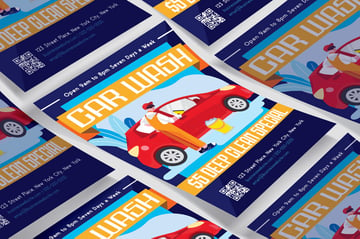 car flyer template design