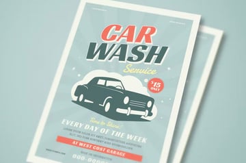 car wash flyers