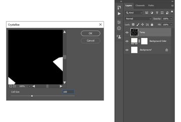 adding crystallize filter