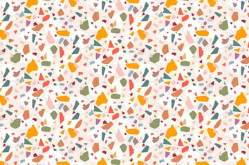 colorful seamless terrazzo pattern