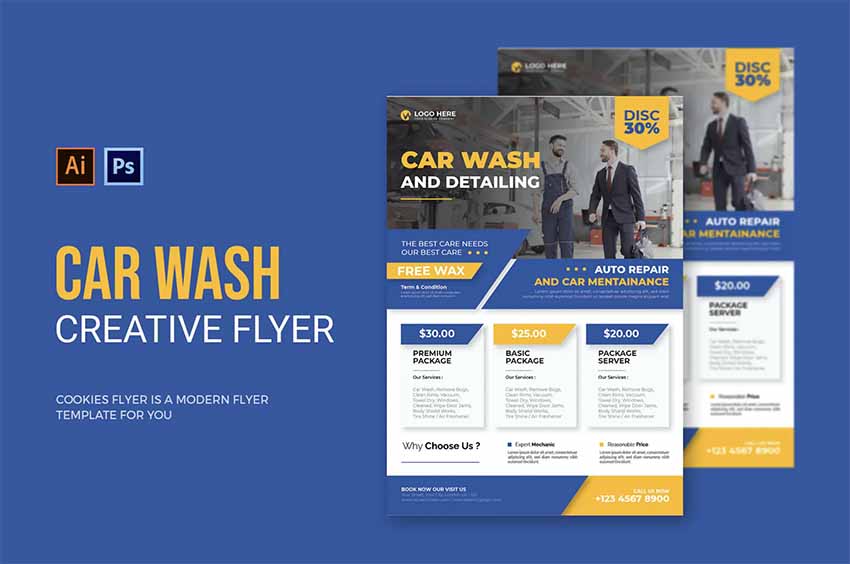 Car Wash Flyers Sample