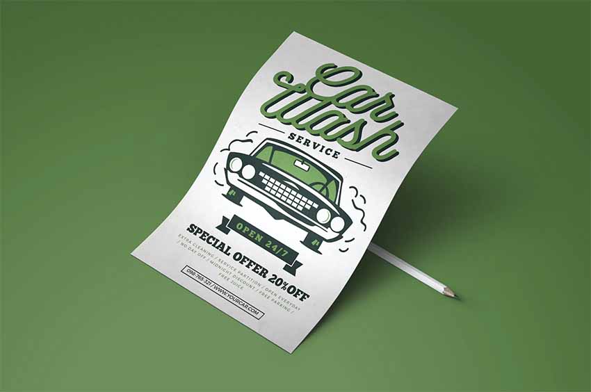 Car Wash Flyer Template