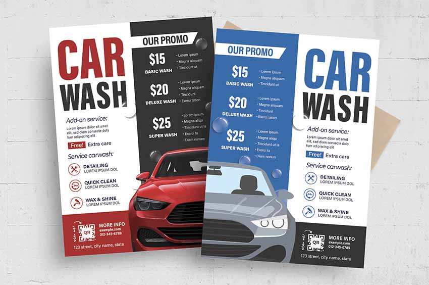 Car Wash Fundraiser Flyer Template