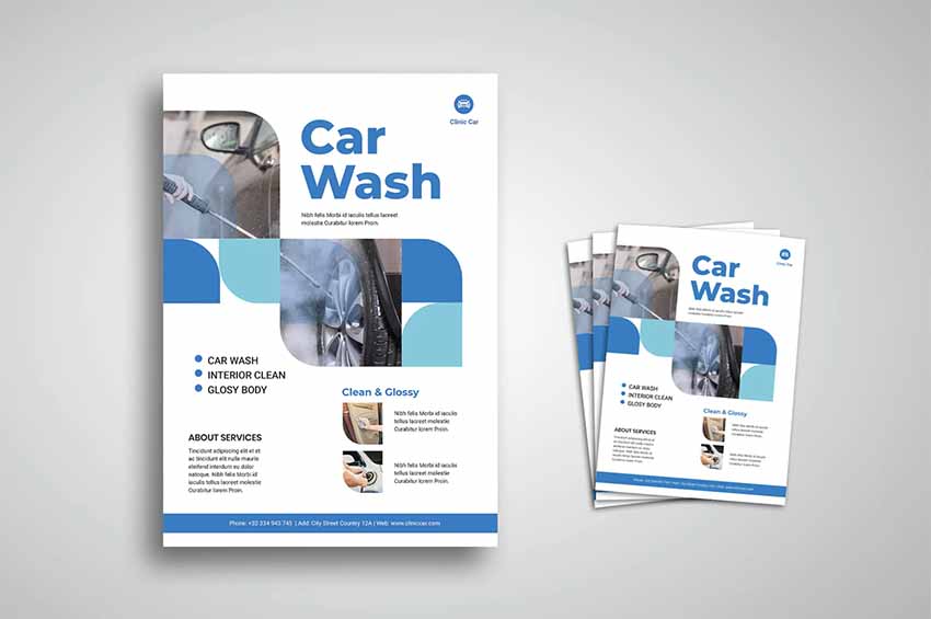 Car Wash Flyer Template
