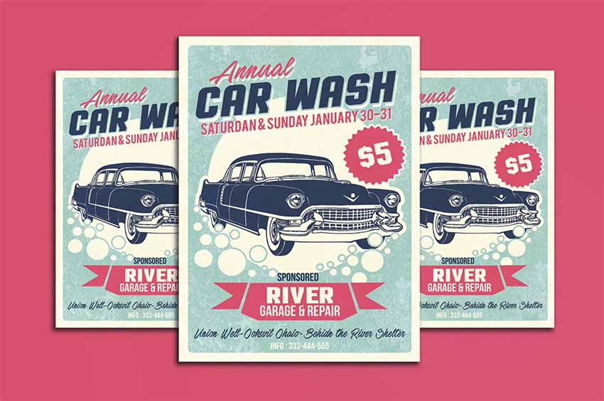 Car Wash Flyer Template