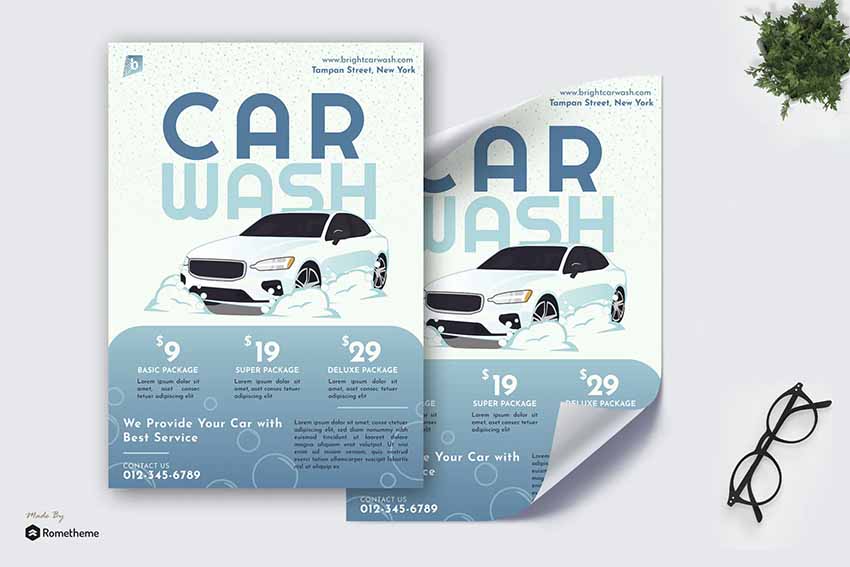 Car Wash Flyer Template