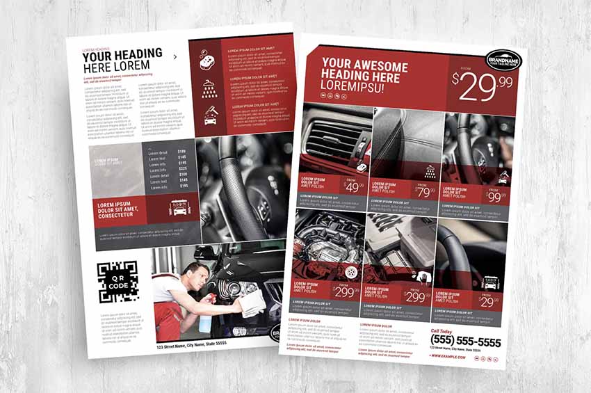 Car Wash Flyers Sample