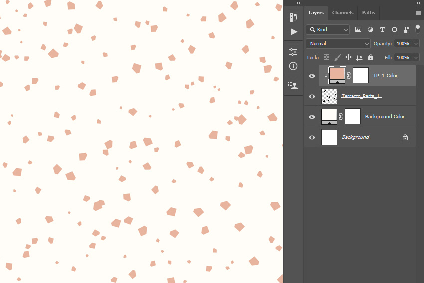 creating new solid color fill layer