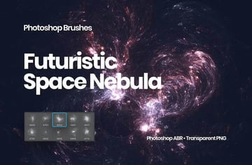 Space Nebula Photoshop Brushes