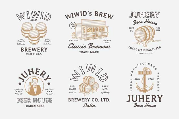 WIWID Brewery Logos