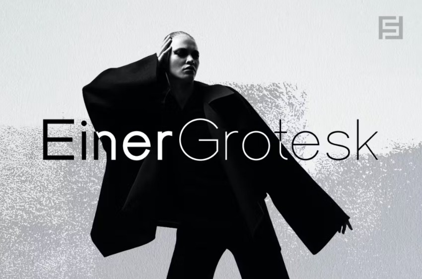 Einer Grotesk sans serif typeface