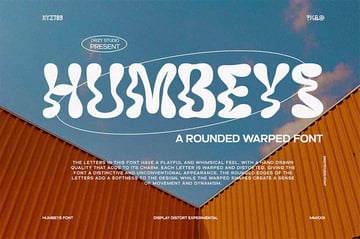 Humbeys Warped Font