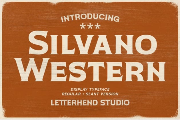 silvano display typeface