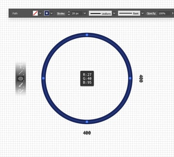 create circle using ellipse tool