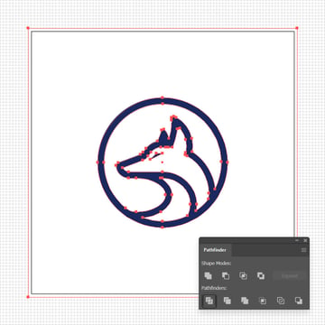 create the fox head logo components