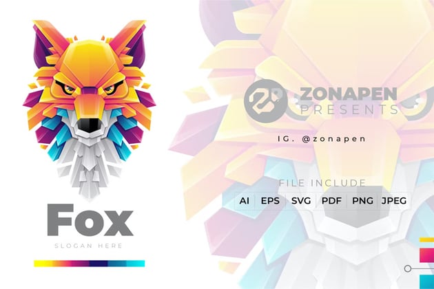 cool fox logo