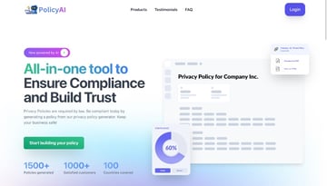Policy AI - Privacy Policy and more - SaaS